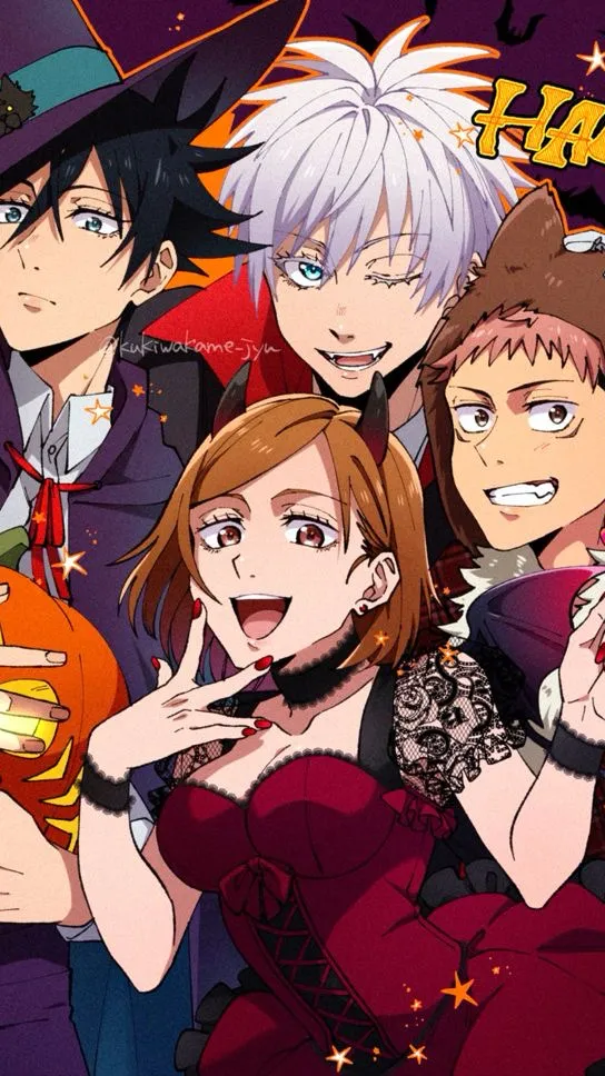 ai character: JJK Halloween  background