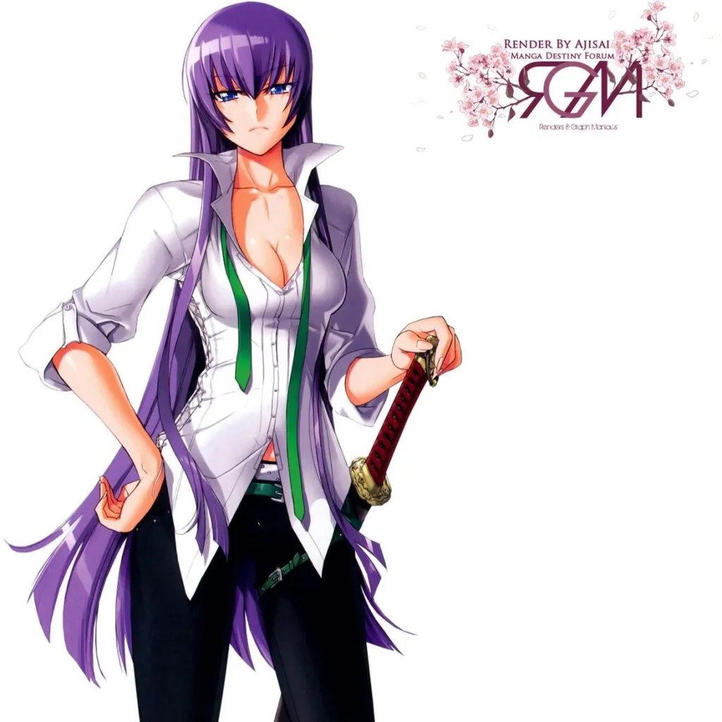 chat with ai character: Saeko Busujima