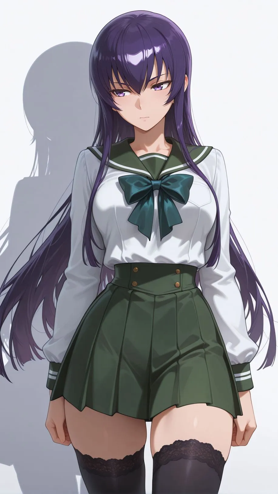 ai character: Busujima background