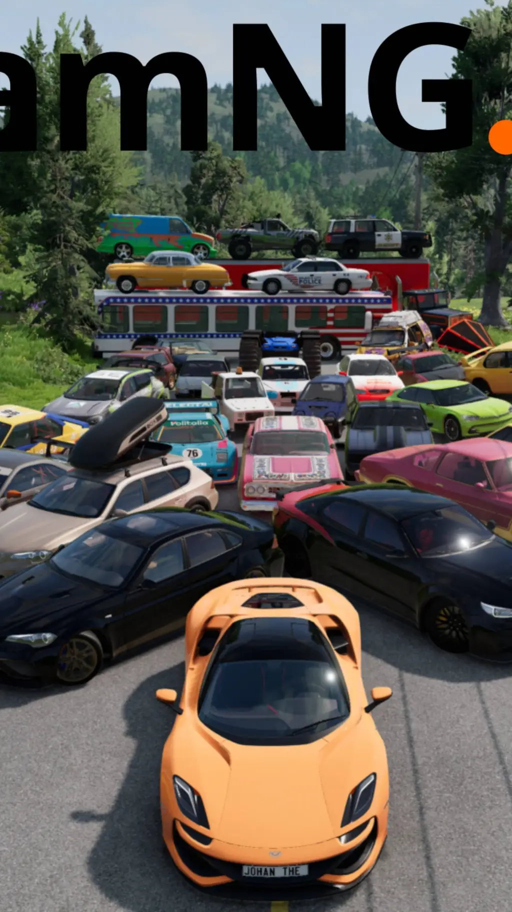 ai character: Beamng drive  background