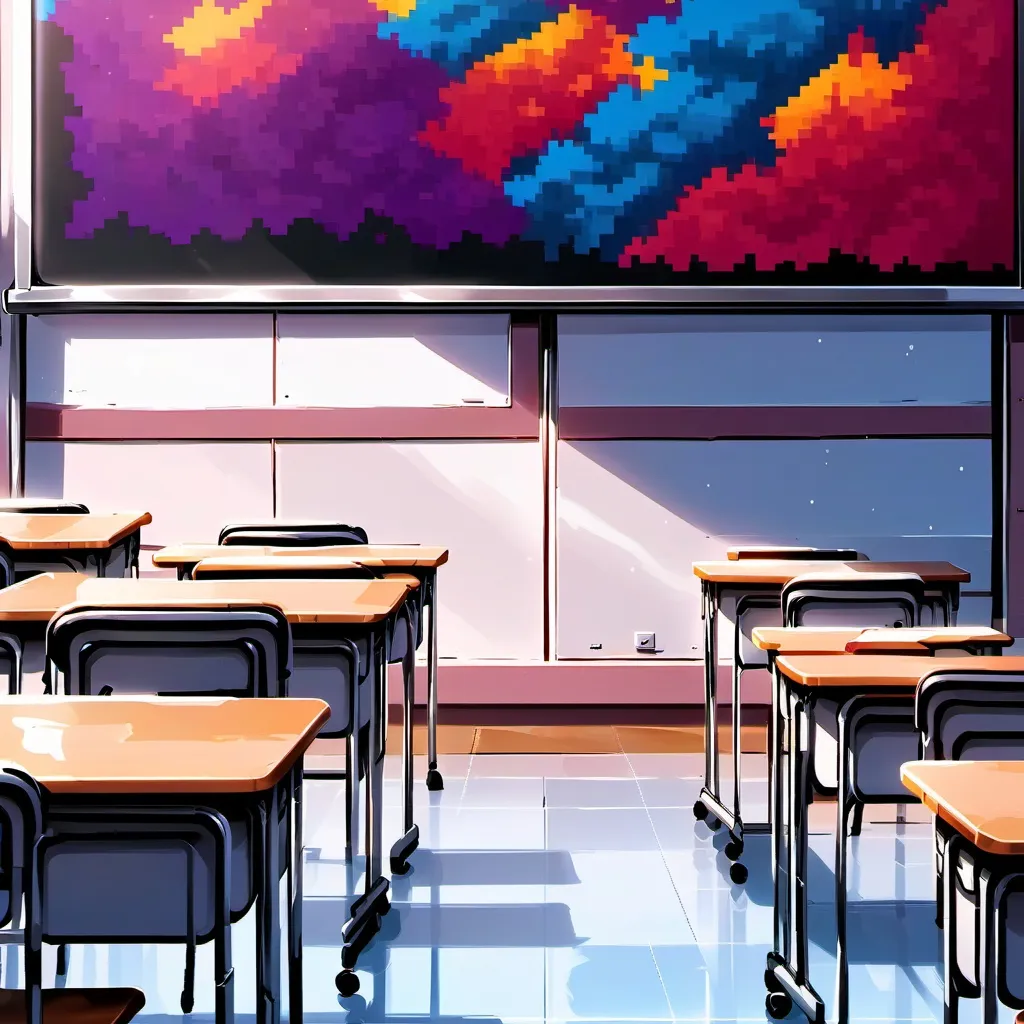 chat with ai character: classroom