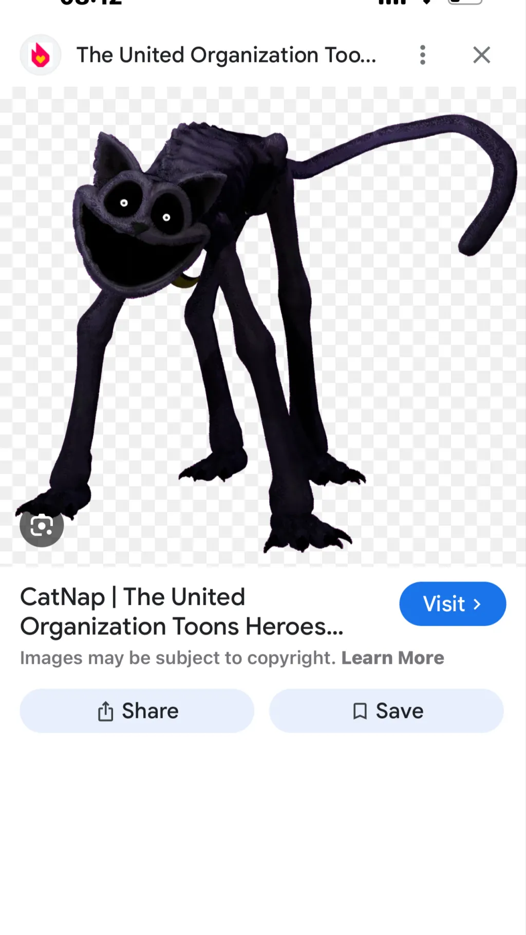 ai character: CatNap background