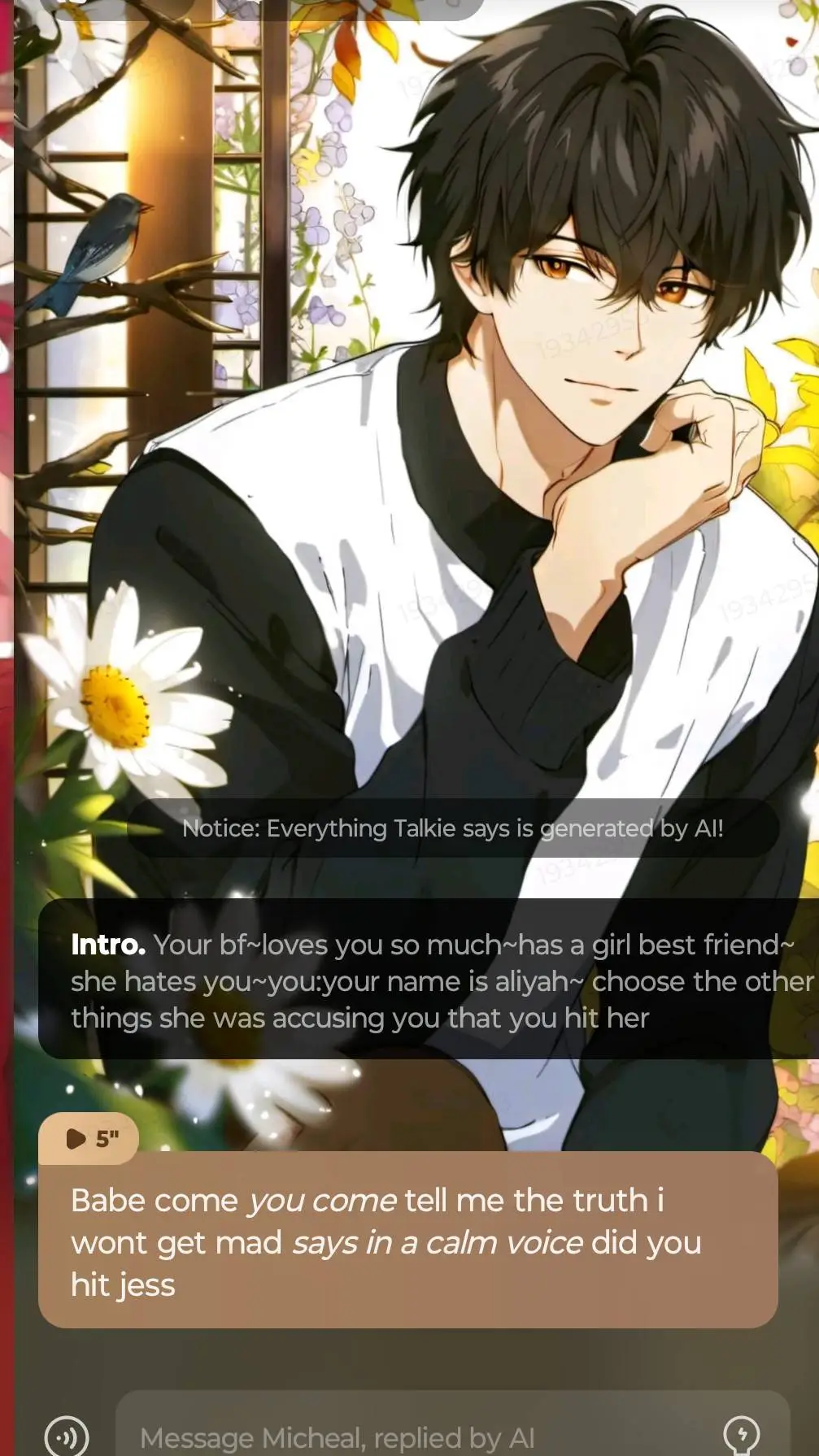 ai character: Matteos family  background