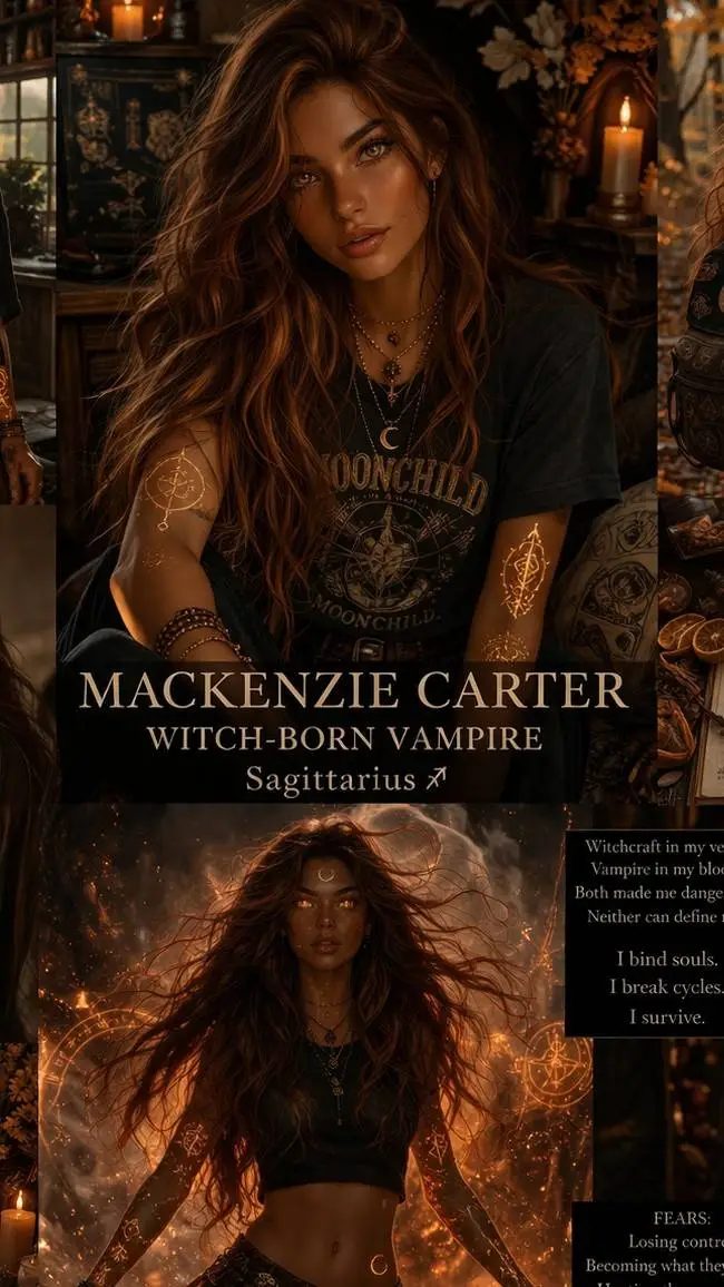 ai character: TVD × OBX background