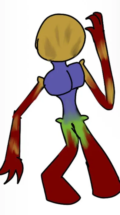 ai character: NØ FACE background