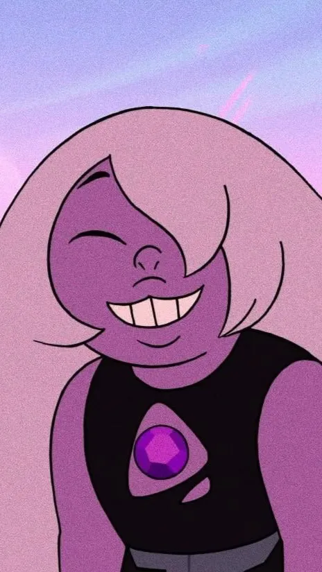 ai character: Amethyst ￼ background
