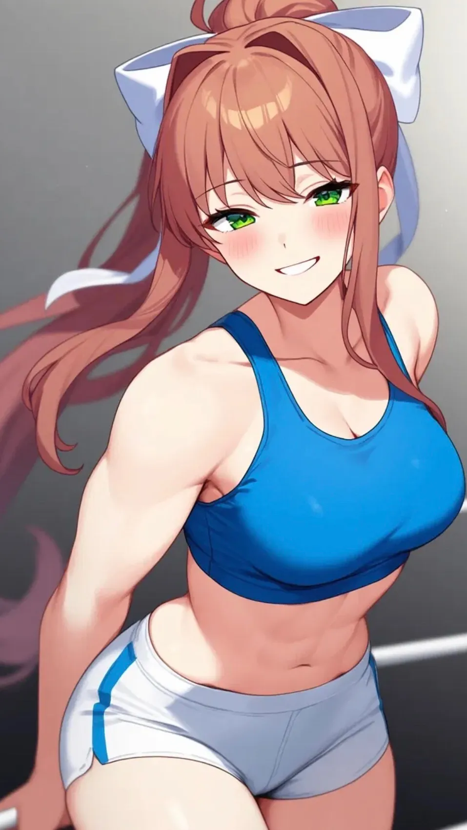 ai character: Monika Asano background