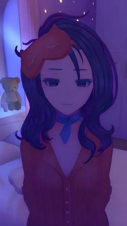 ai character: Sleepy Mita background