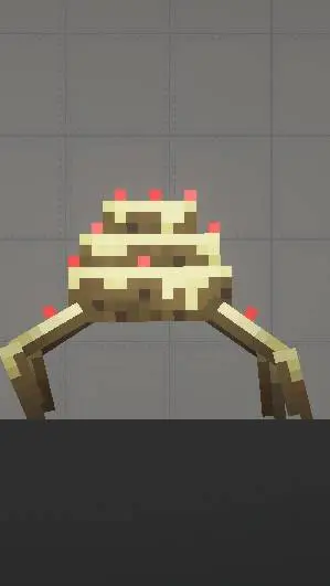 ai character: cake spider  background