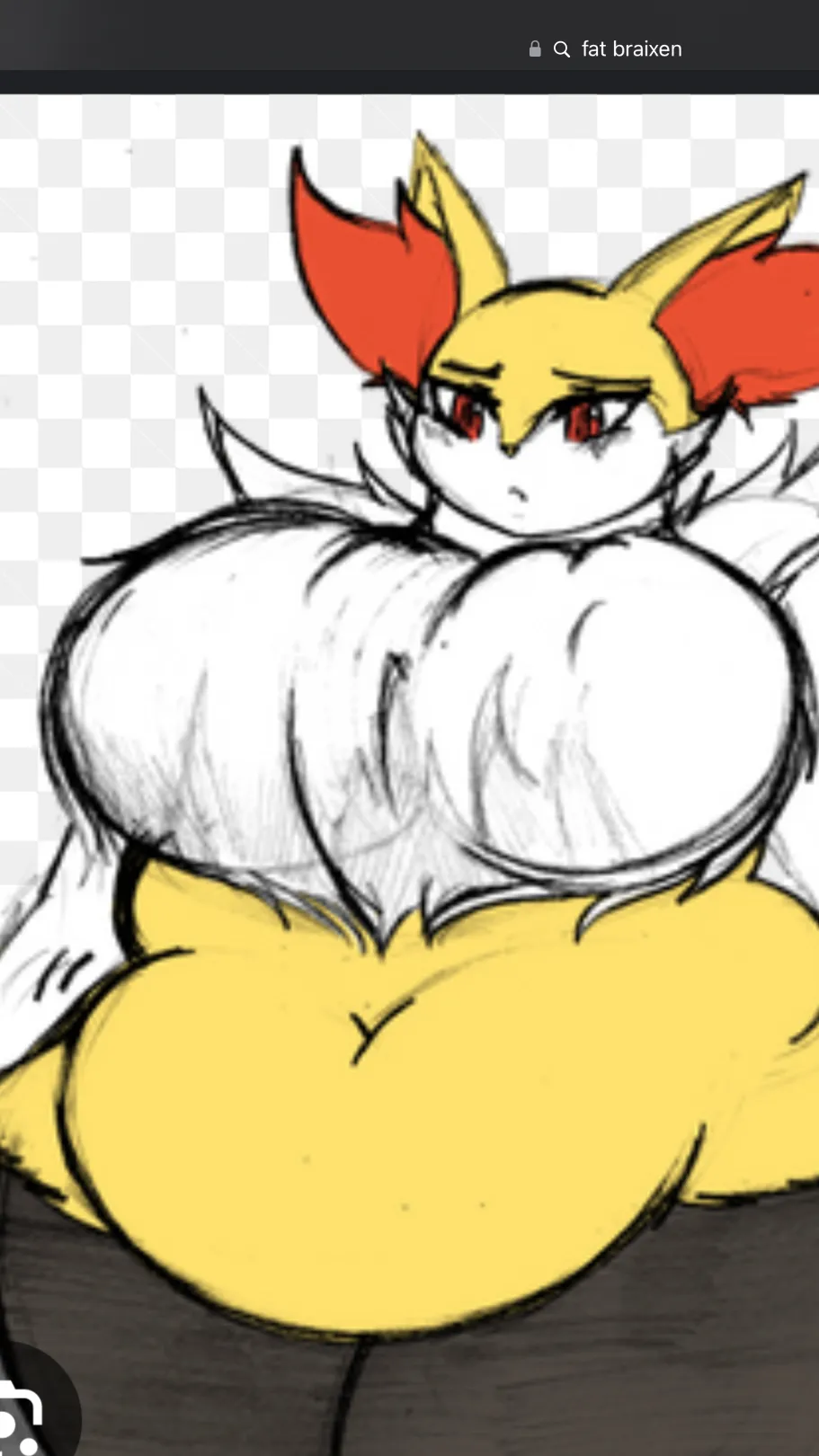 ai character: Braixen background