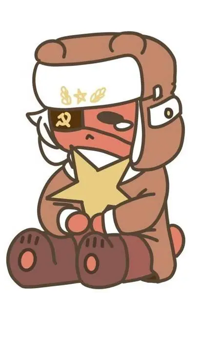 ai character: Baby USSR ˃͈◡˂͈ background