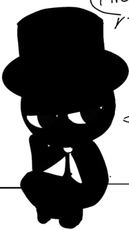 ai character: Black background