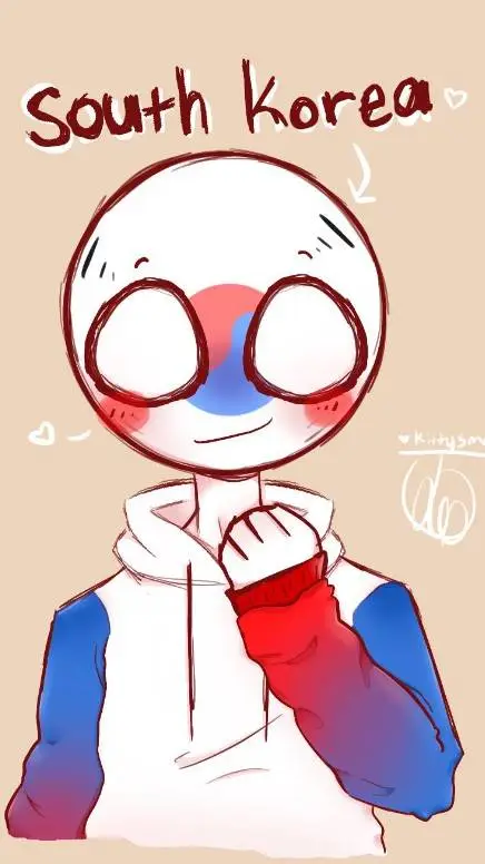 ai character: South Korea 🇰🇷  background