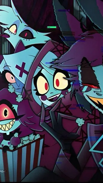 ai character: HH movie night! background