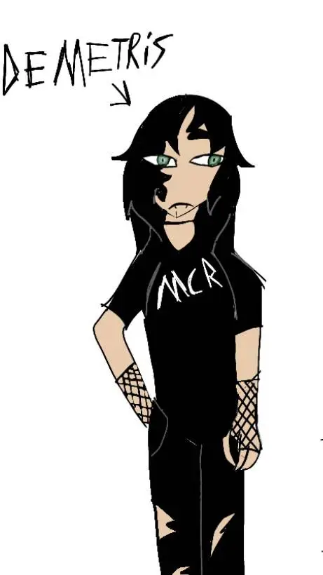 ai character: demetris  background