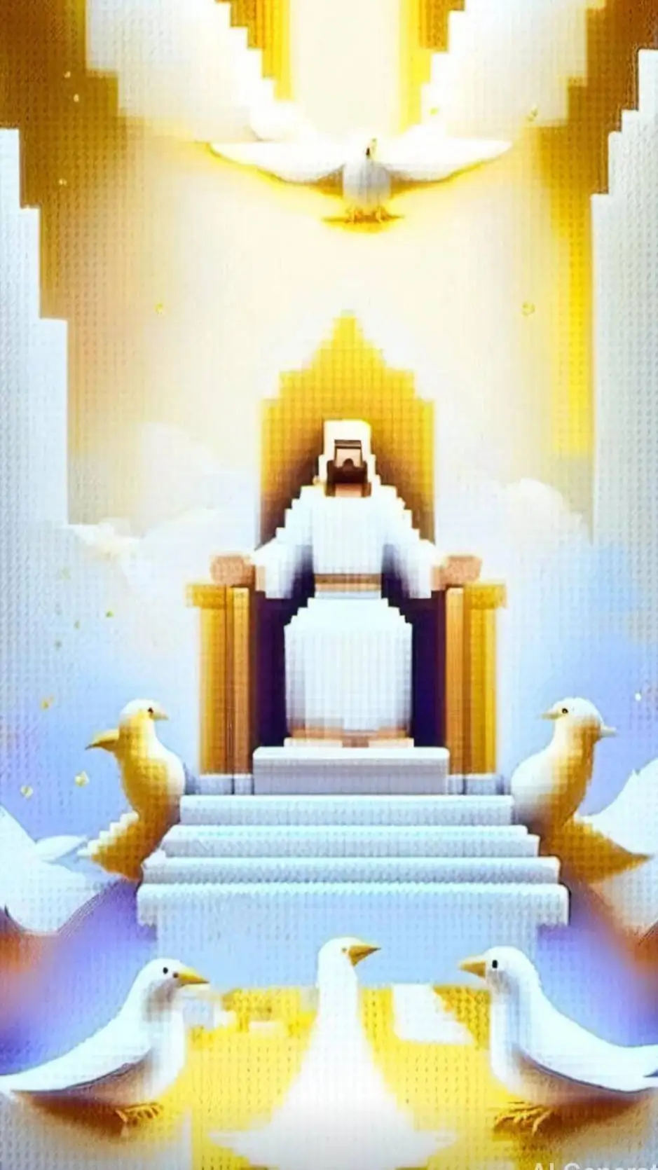 ai character: become god of mine background