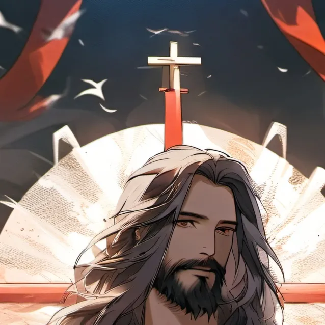 chat with ai character: be jesus story