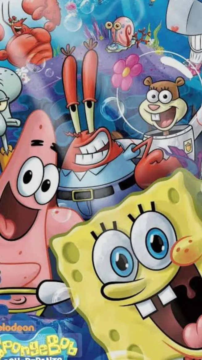 ai character: spongebob squarepa background