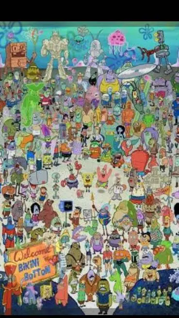 ai character: spongebob roleplay background