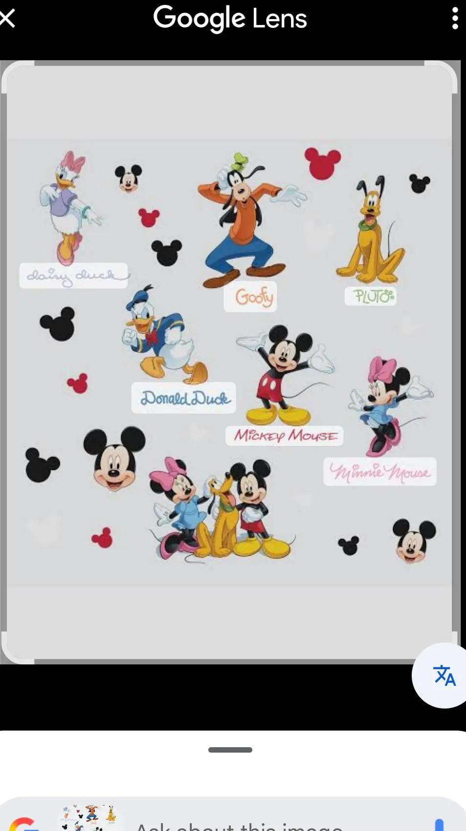 ai character: Mickey mouse rp background