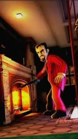 ai character: scary stanger 3d background