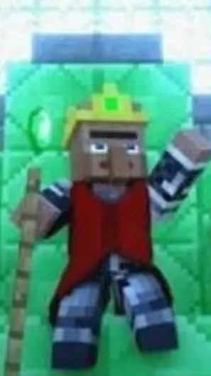 ai character: CROWN Villager 👑🏘  background