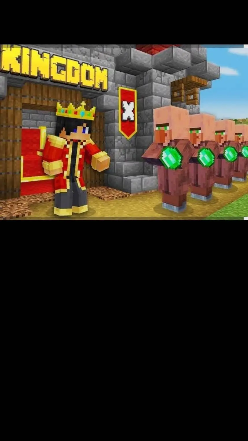 ai character: MINECRAFT SUPREME👑 background