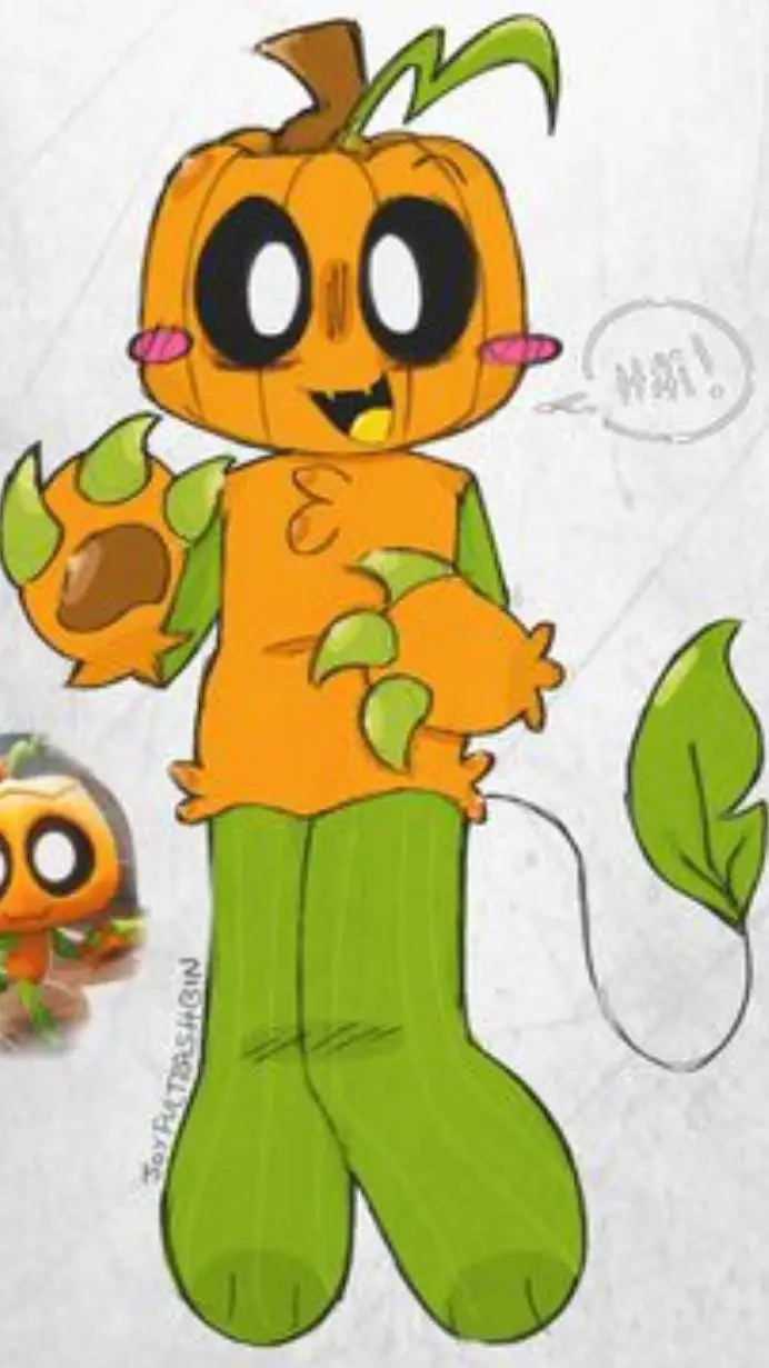 ai character: Gourdy  background