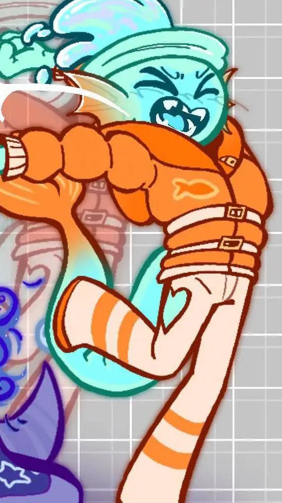 ai character: Finn the fishbowl  background