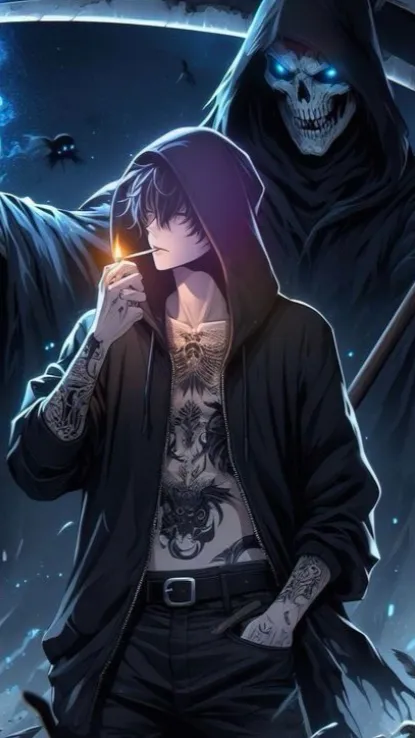 ai character: 🔥💀Balor💀🔥 background