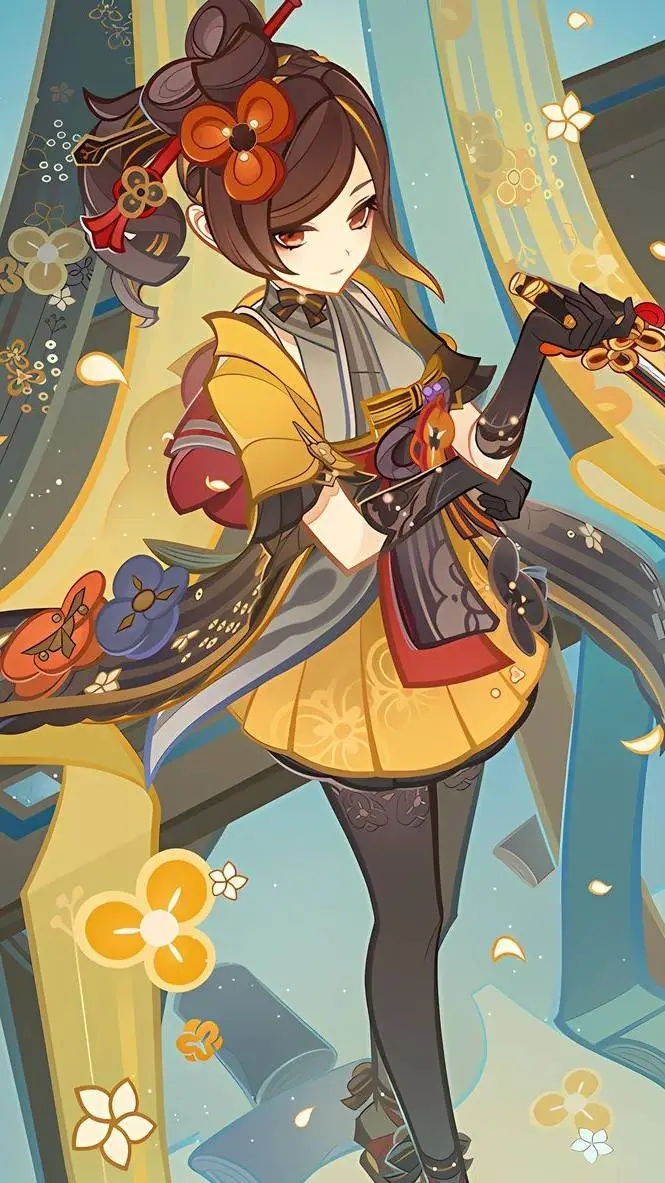 ai character: chiori!! background