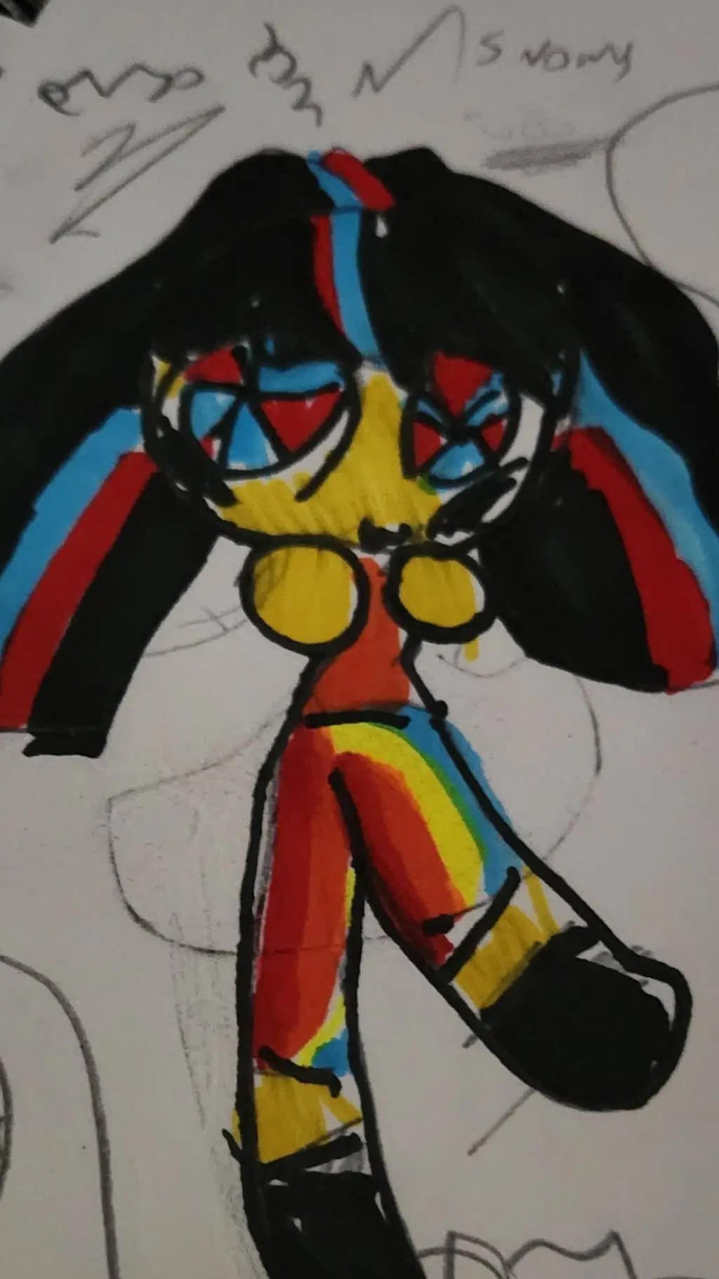 ai character: Marshmallow background