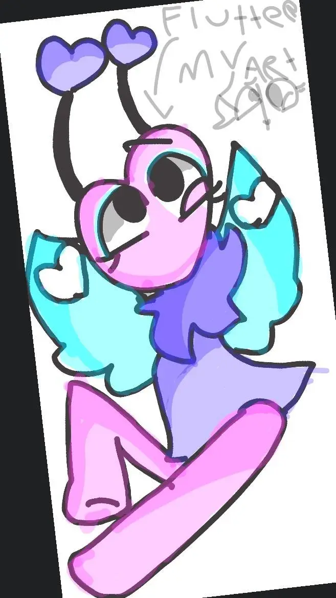 ai character: Flutter  background