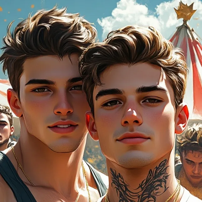 chat with ai character: Rhys and Julian
