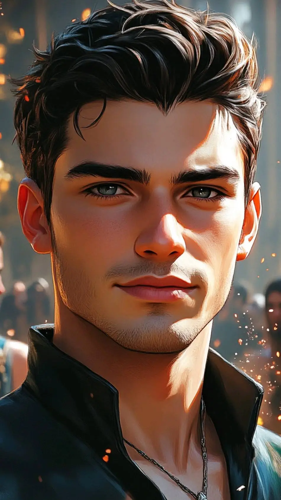 ai character: Adrian  background