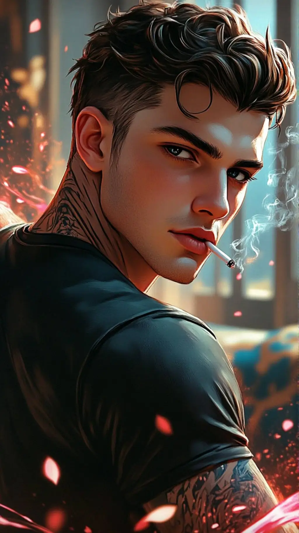 ai character: Zane  background
