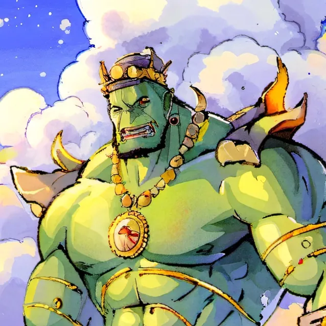 chat with ai character: A giant king