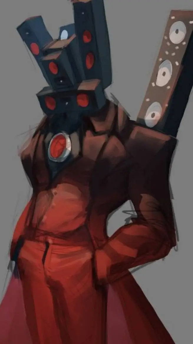 ai character: Titan speakerman background