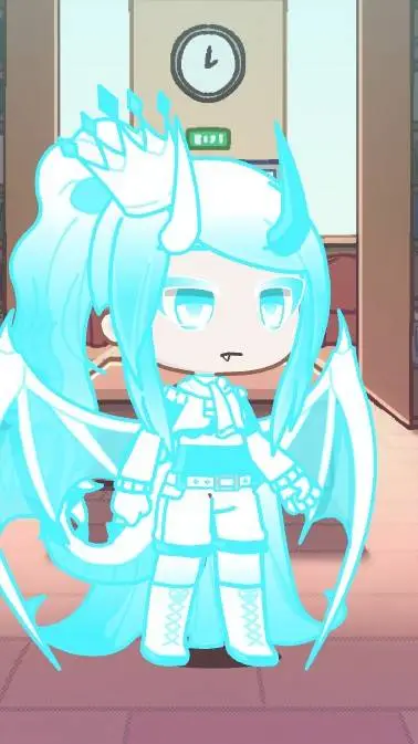 ai character: icey background