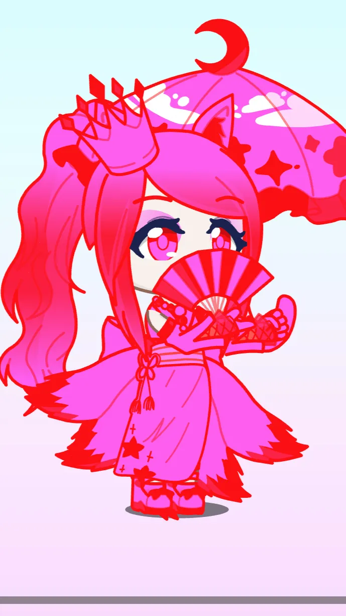 ai character: Kit￼sune  background