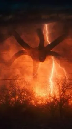 ai character: Stranger things  background