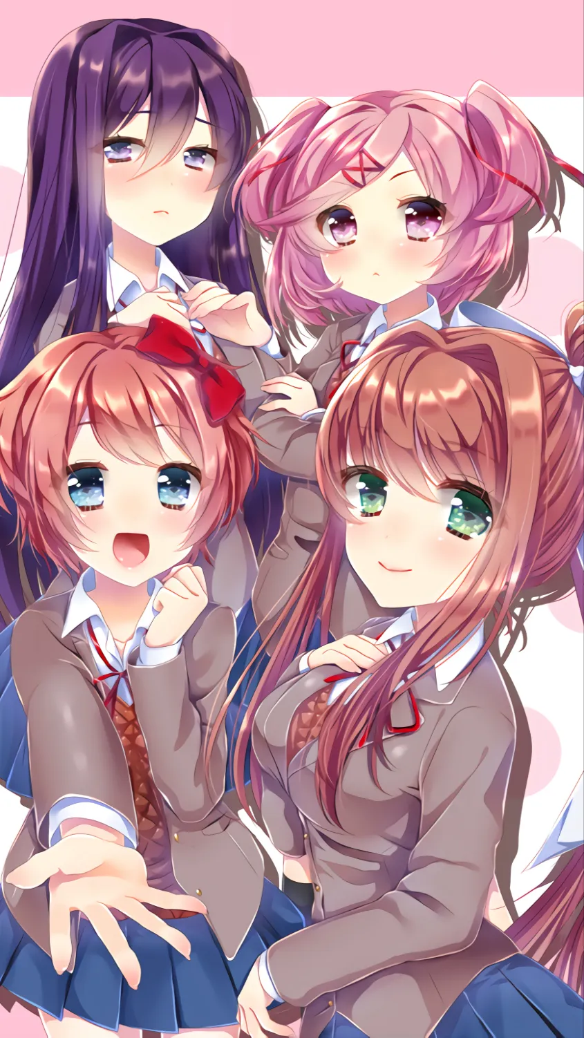 ai character: DDLC background