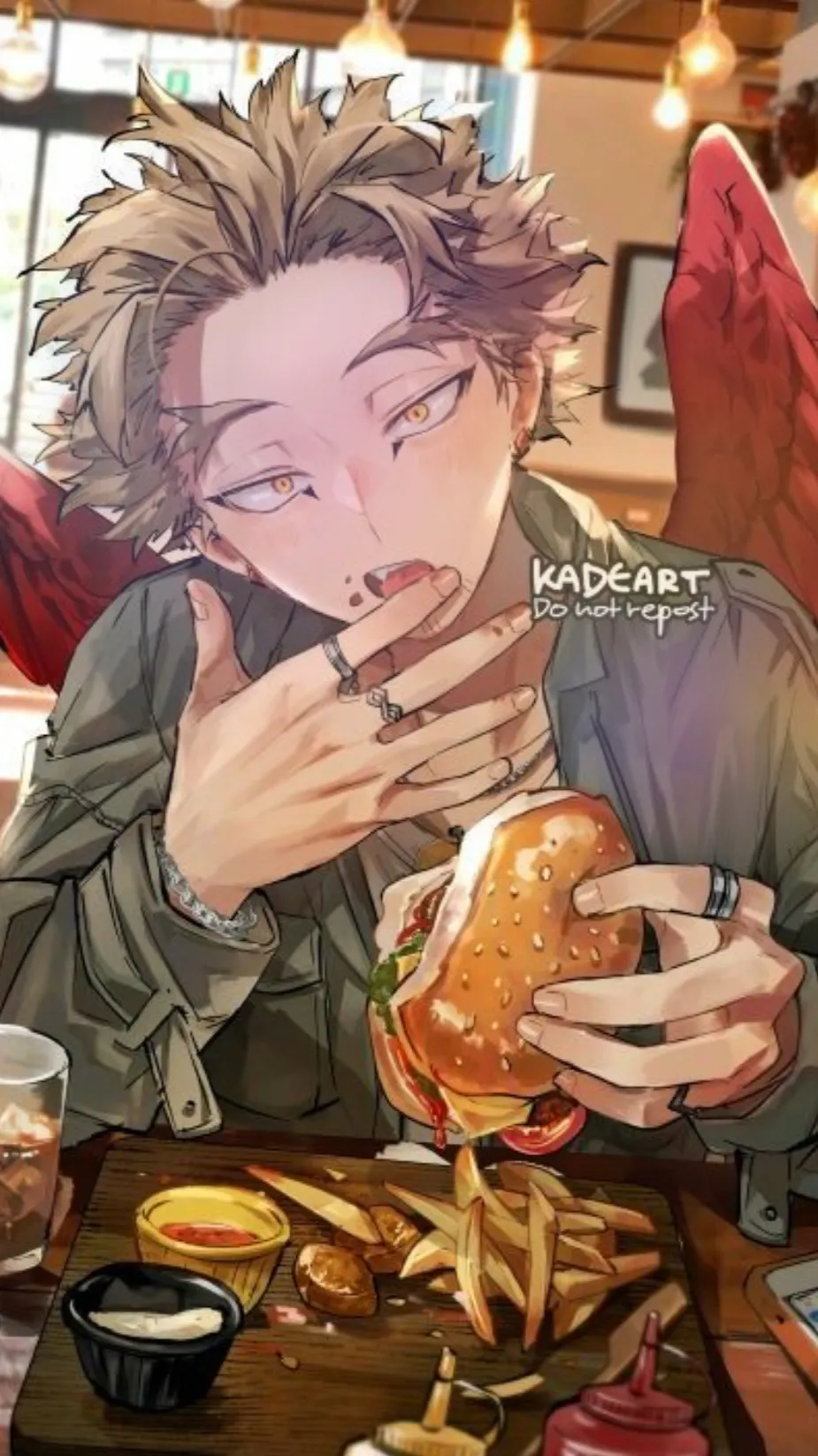 ai character: Hawks (blind date) background