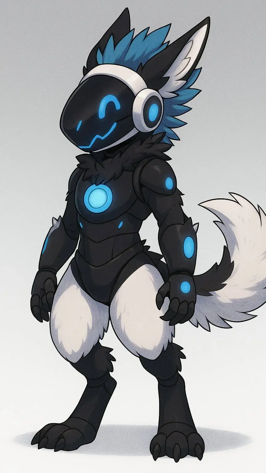 ai character: protogen-T75382 background