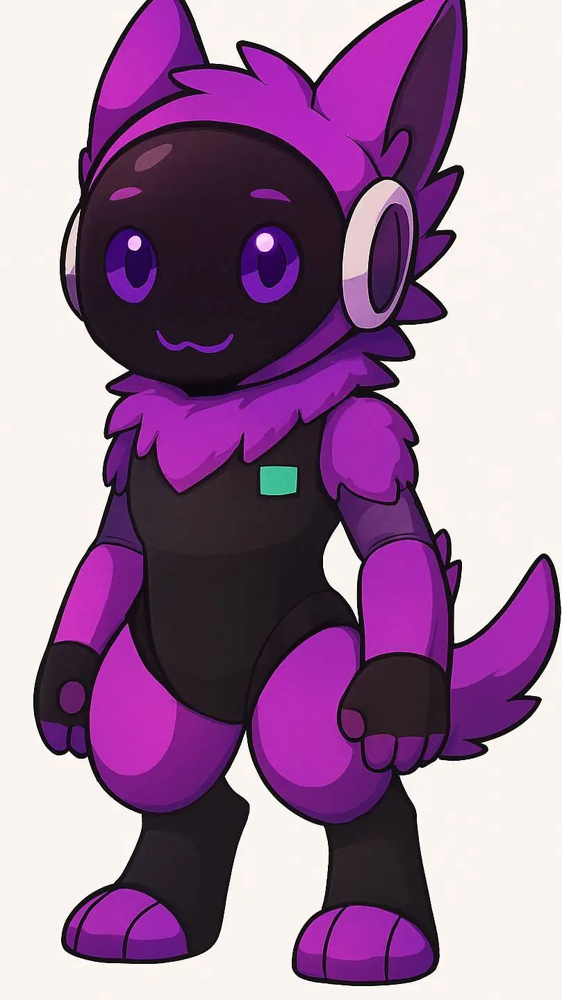 ai character: Protogen b-676710 background