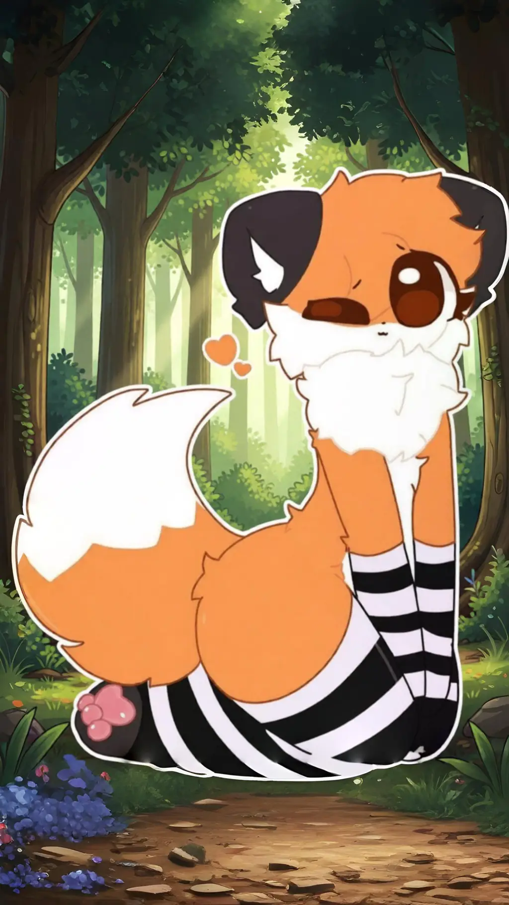 ai character: Fluffball background