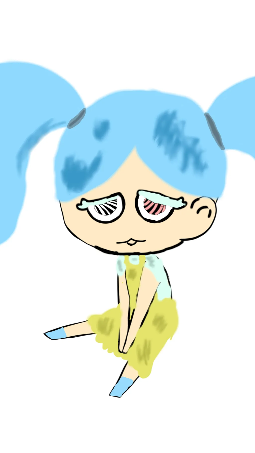 ai character: Blueberry cookie background