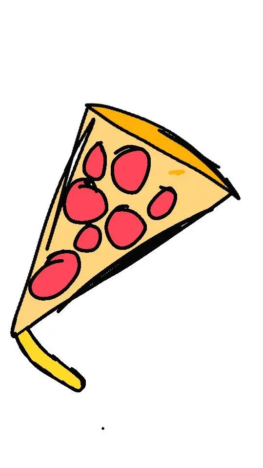 ai character: pizzaburger background