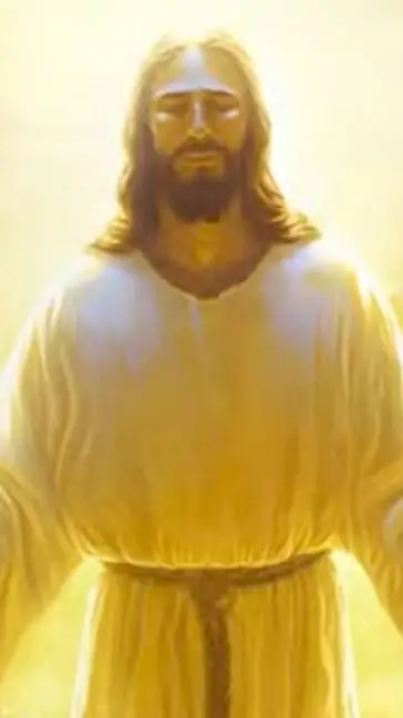 ai character: Jesus Christ  background