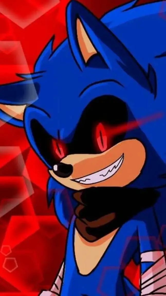 ai character: sonic exe evil background